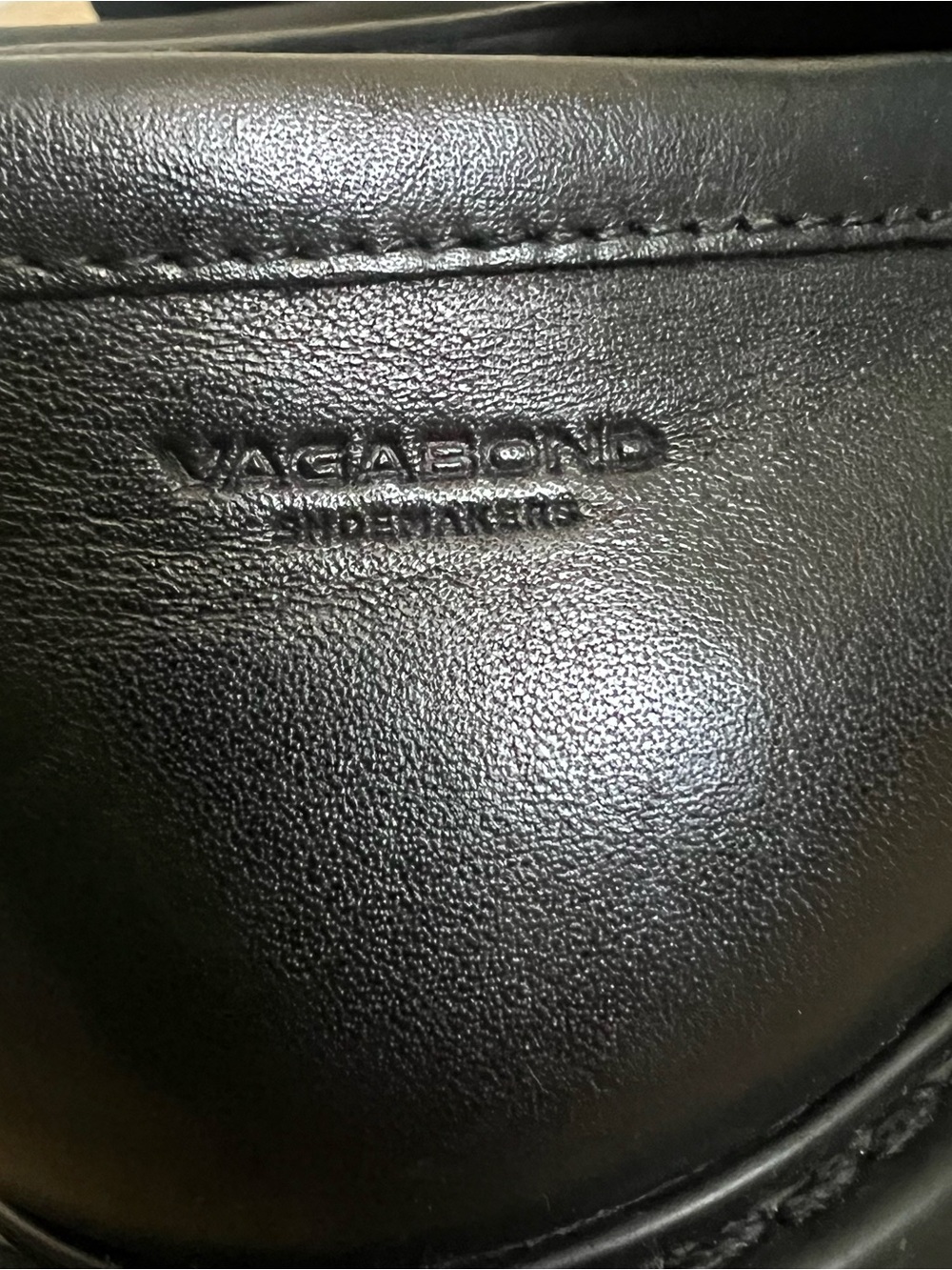 Vagabond Cosmo 2.0 Black Leather Lug Sole Penny Loafers - Picture 5 of 8